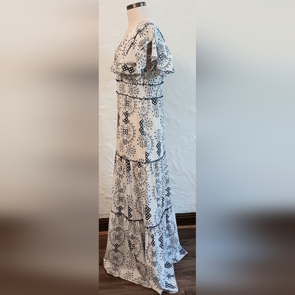 Beautiful silky boho dress. Small/Medium. - Picture 6 of 9